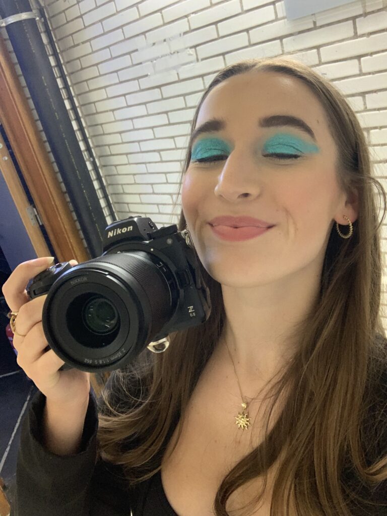 a girl and her camera